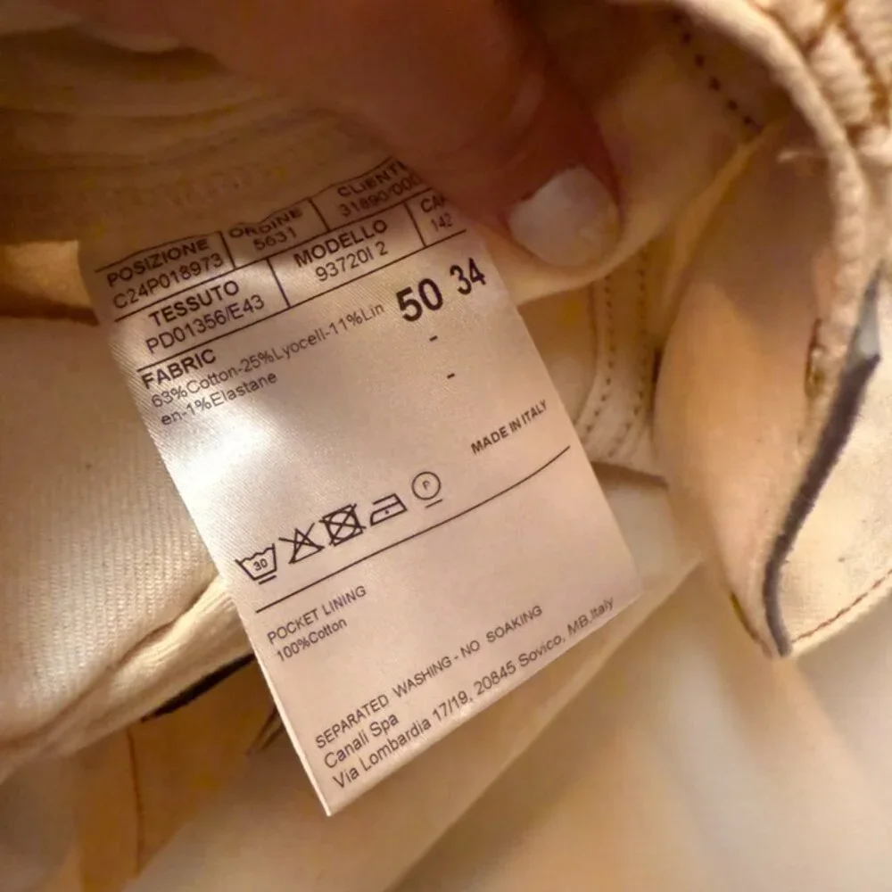 Canali Men's Pants Size 50 | Light Beige - Picture 7 of 11